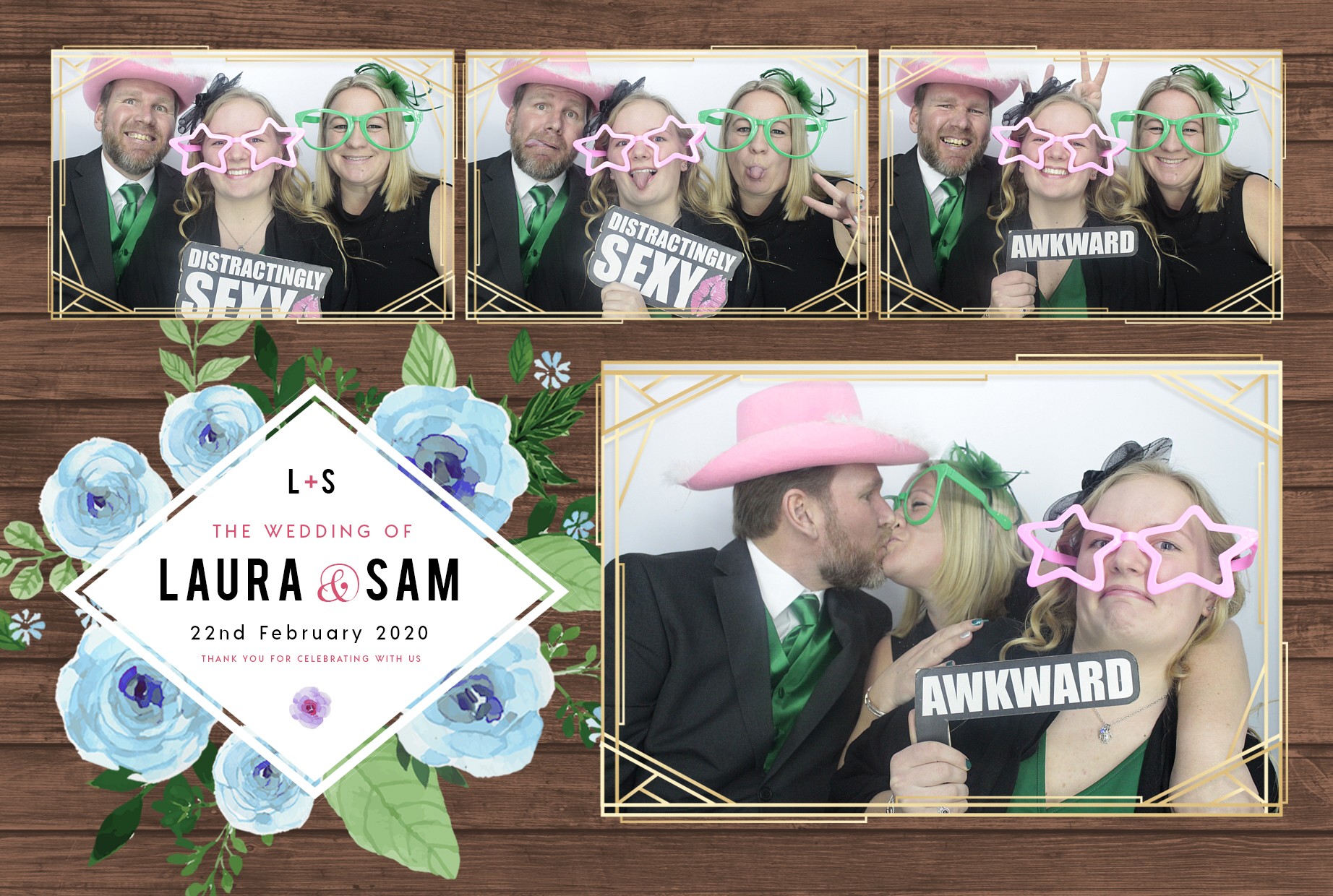 Laura and Sam's Wedding | View more photos from the event at gallery.myphotoboothexperience.co.uk/u/MyPhotoBoothExperienceLtd/Laura-and-Sams-Wedding